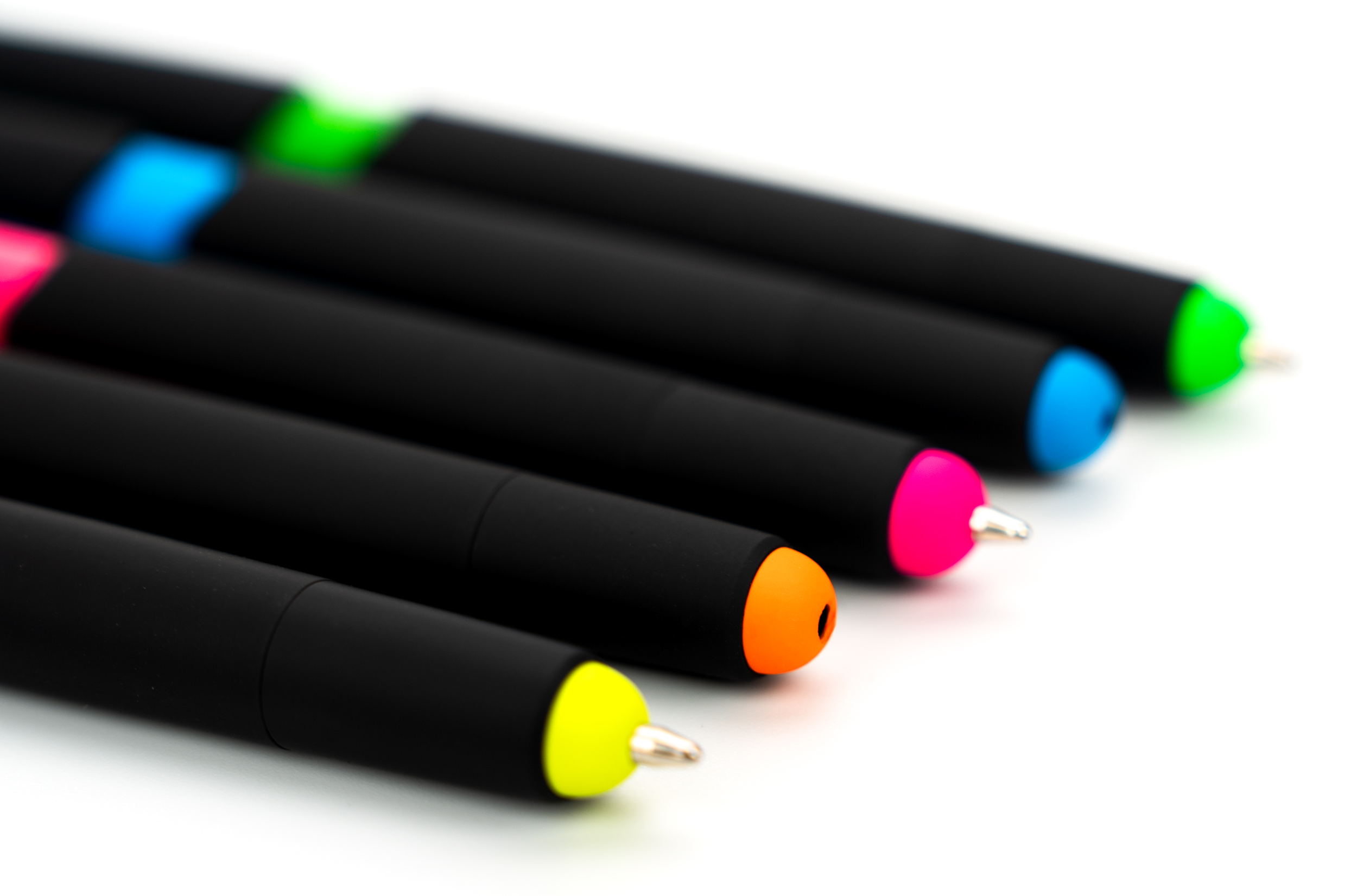 Długopis plastikowy z zakreślaczem touch pen EMMETT