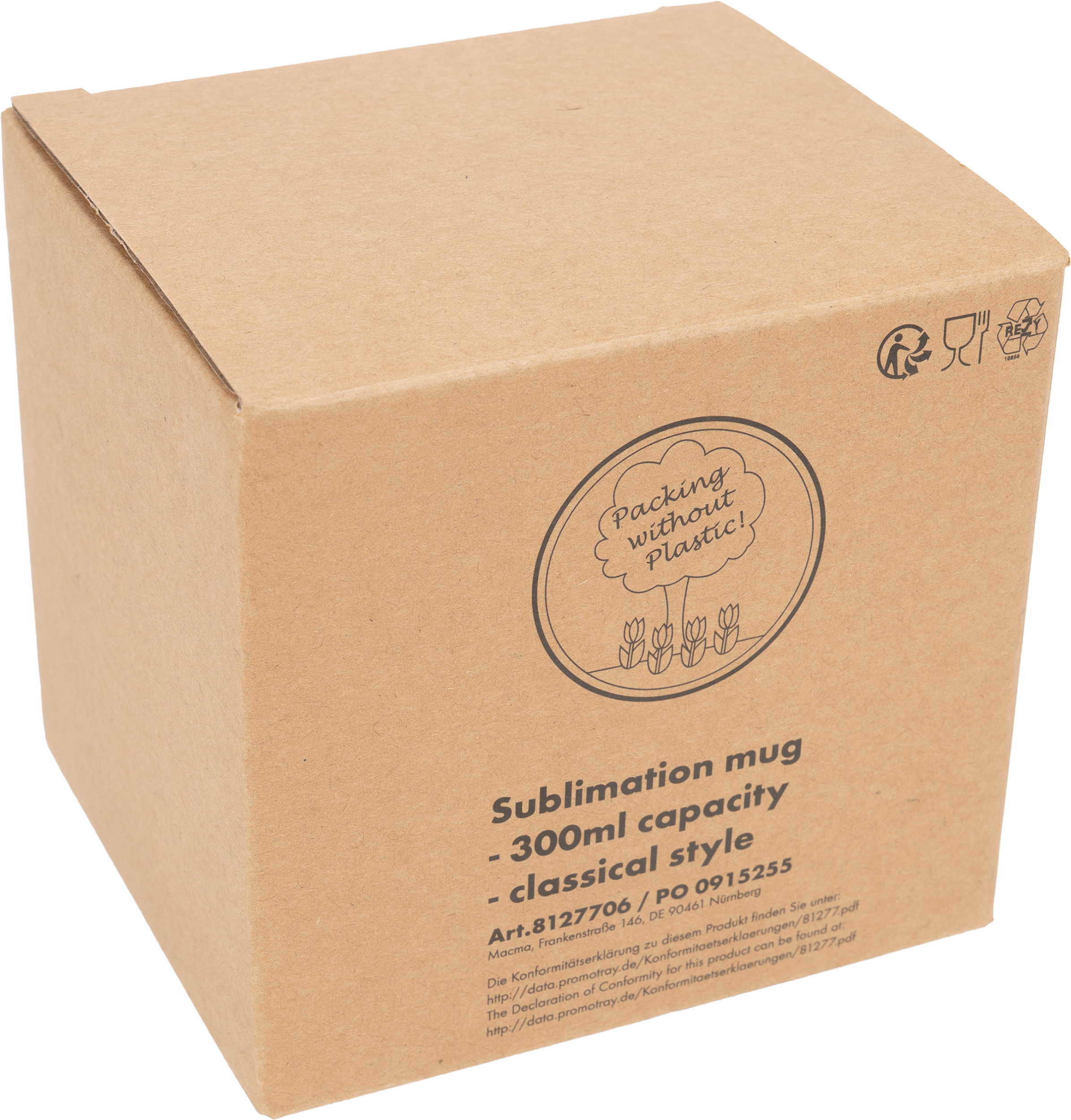 Kubek ceramiczny do sublimacji 300 ml SALVADOR