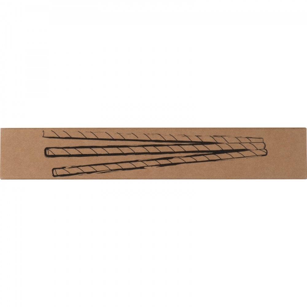 Słomki do napojów tekturowe 10 szt. LINA