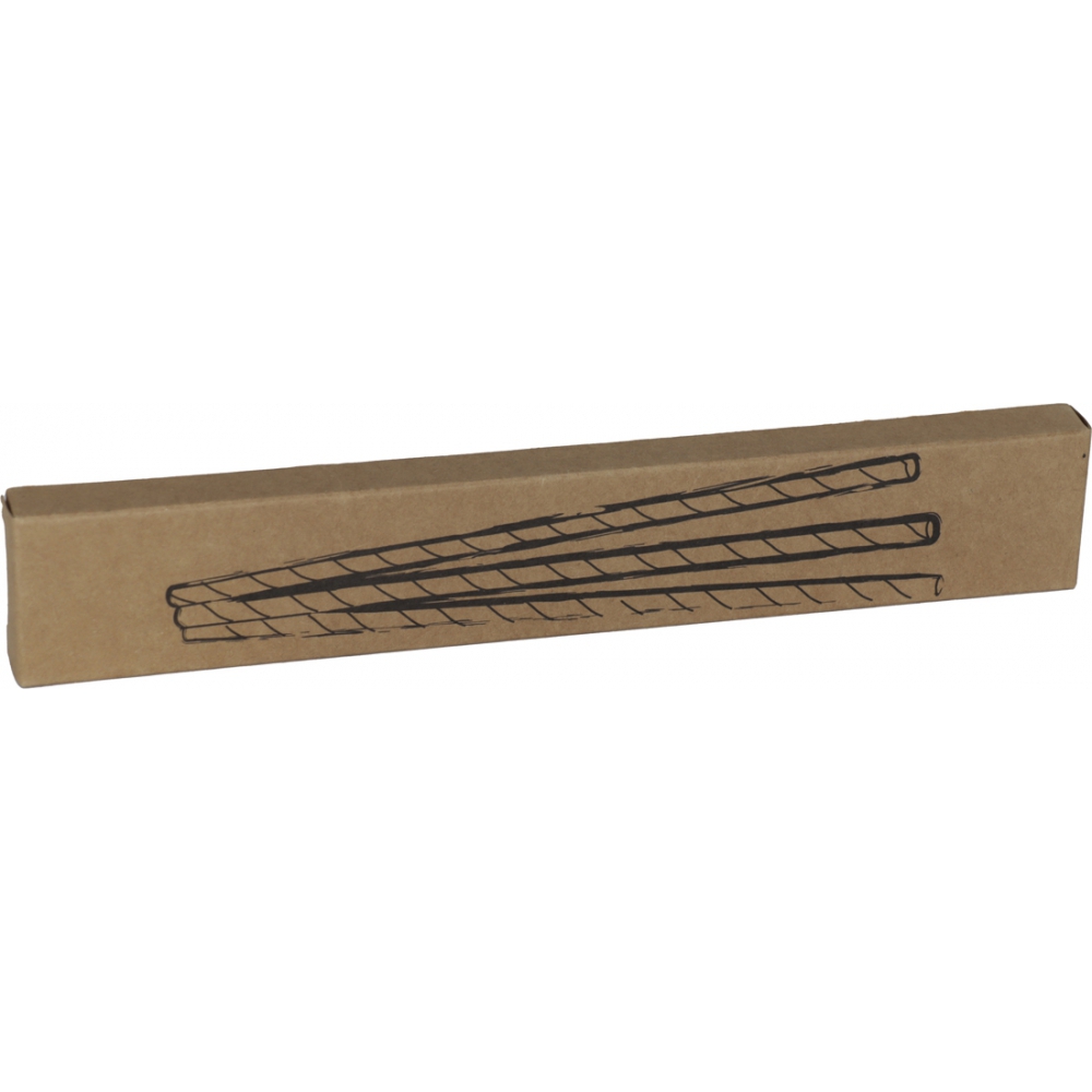 Słomki do napojów tekturowe 10 szt. LINA