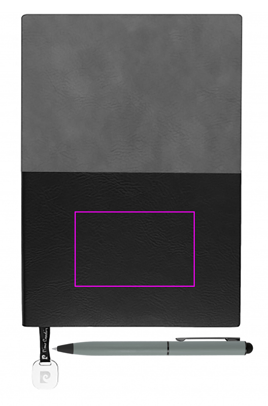 Notatnik A5 w kropki i długopis REPORTER Pierre Cardin