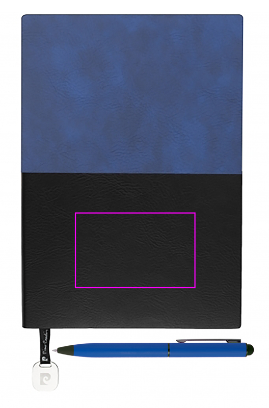 Notatnik A5 w kropki i długopis REPORTER Pierre Cardin