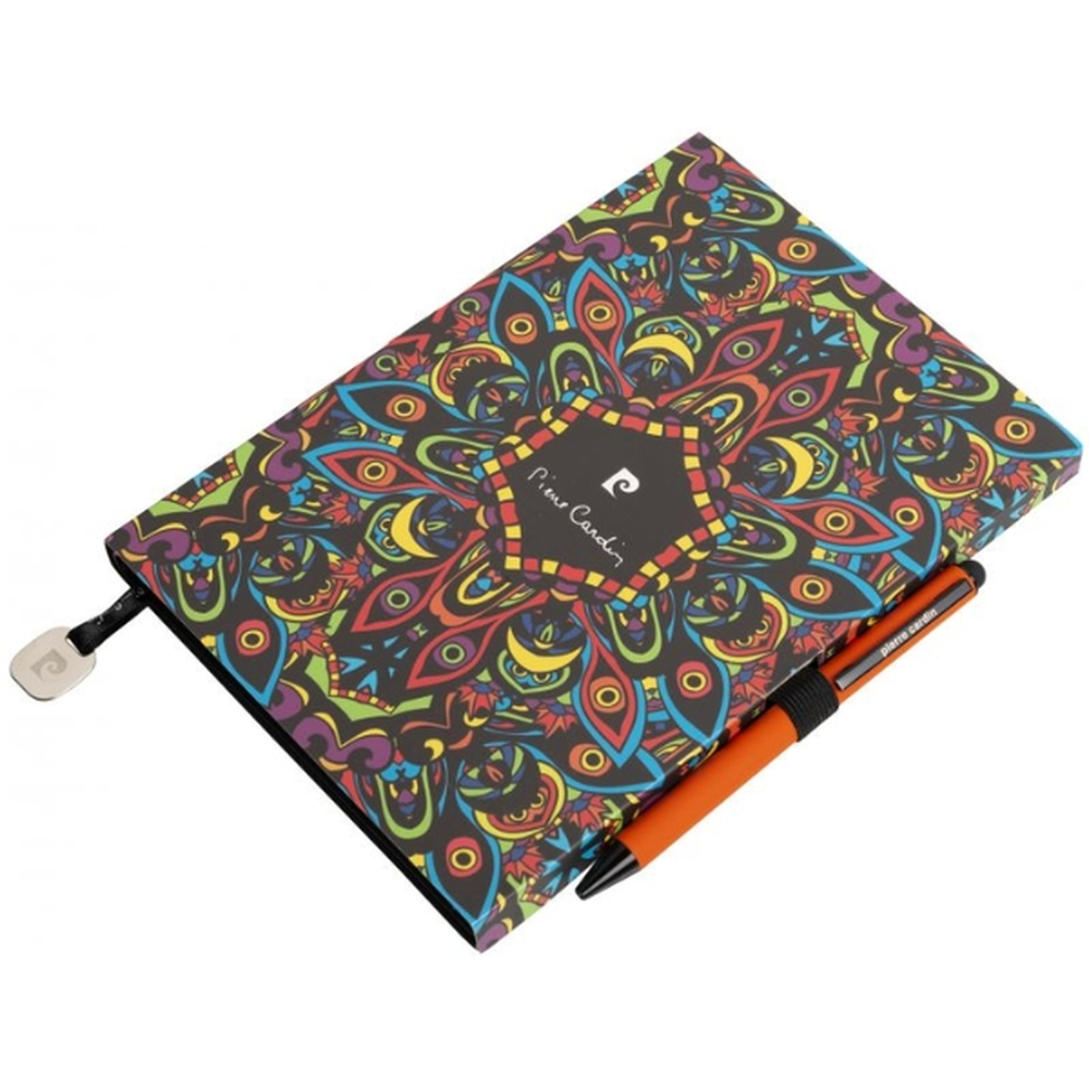 Notatnik A5 w kropki i długopis REPORTER Pierre Cardin