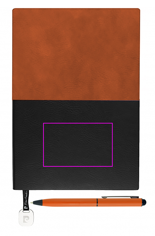 Notatnik A5 w kropki i długopis REPORTER Pierre Cardin