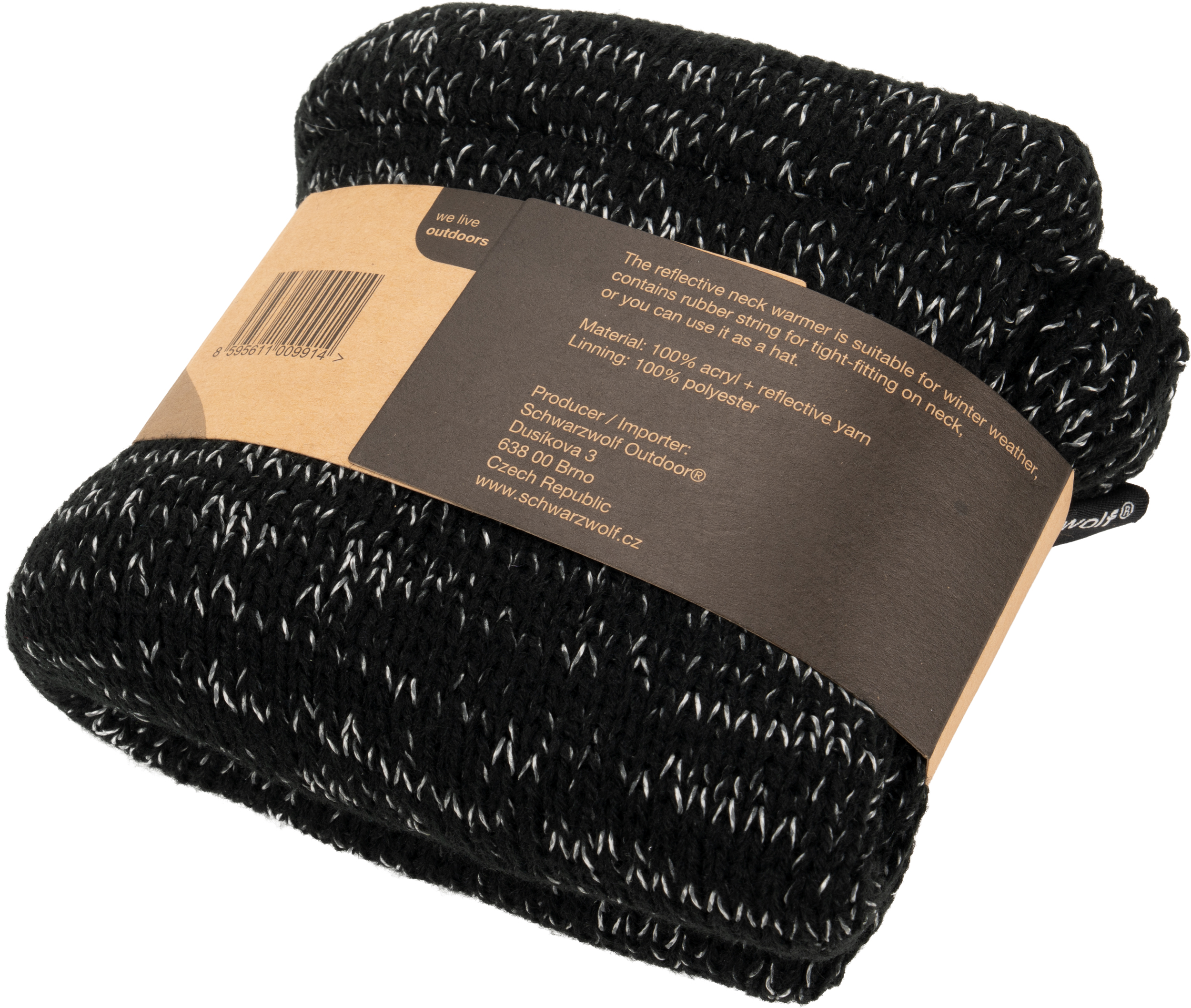 Bandana wielofunkcyjna MOGOTON Schwarzwolf