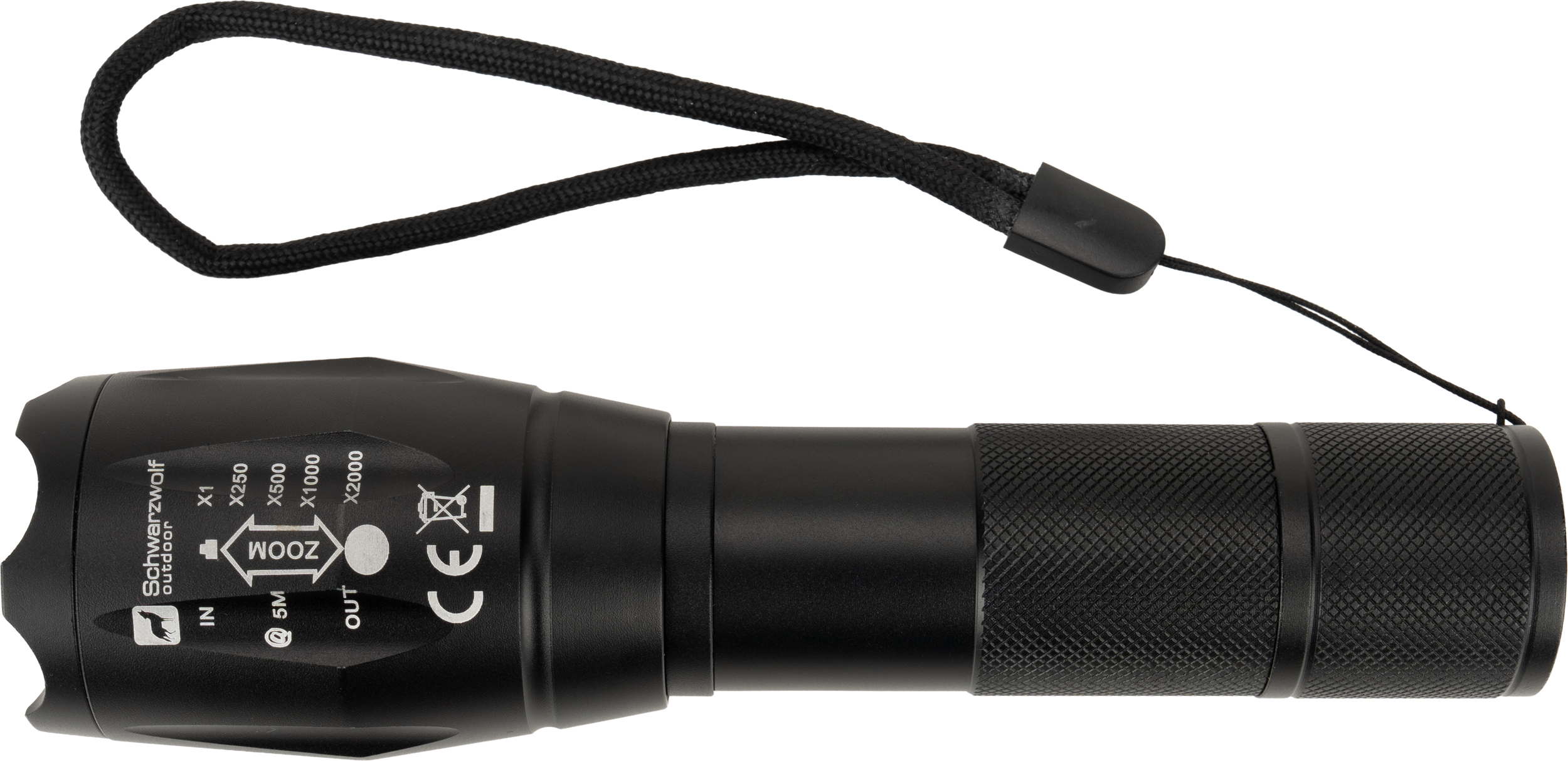 Latarka DELGADA Schwarzwolf