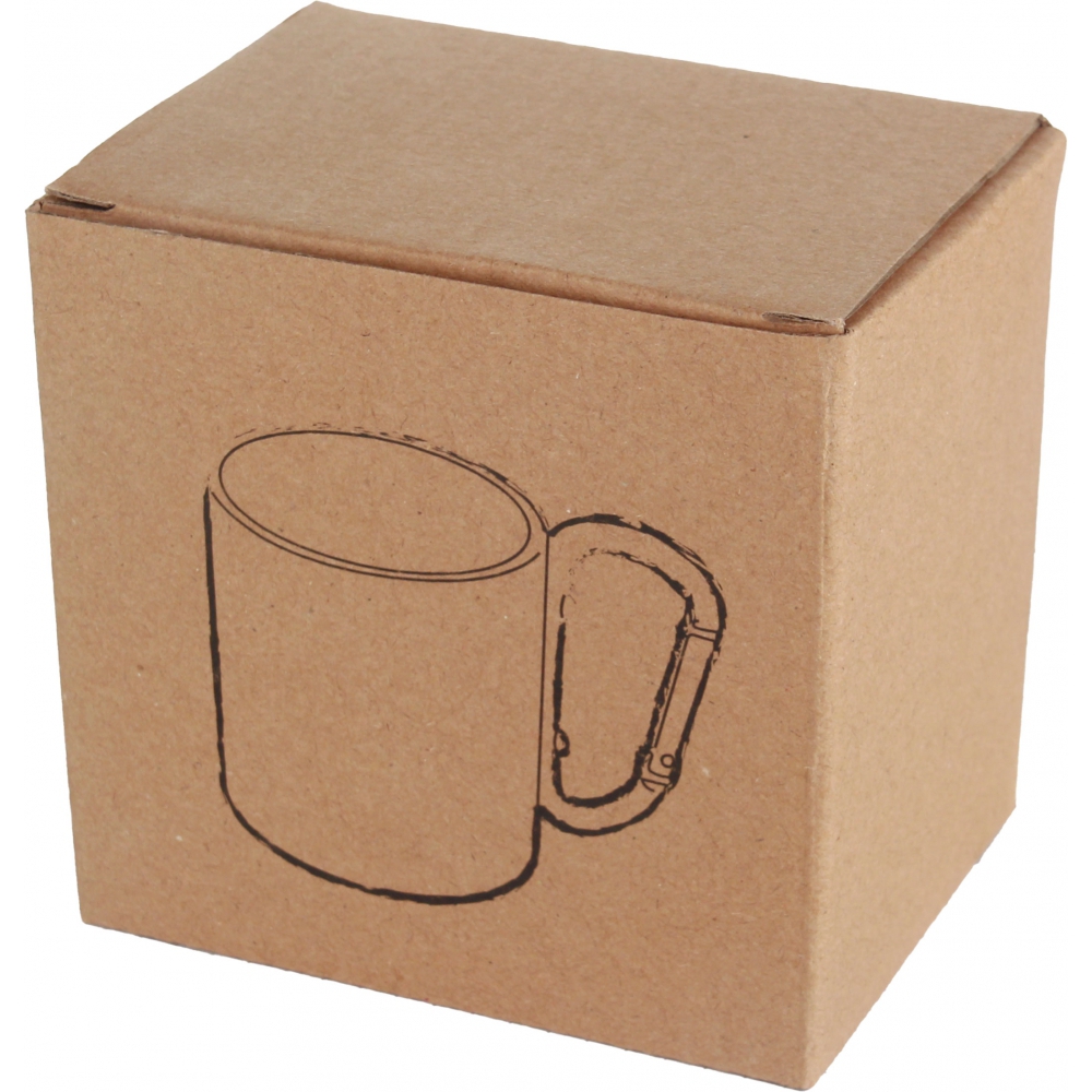 Kubek metalowy z karabińczykiem 200 ml ANGELICA