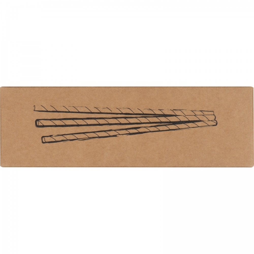 Słomki do napojów tekturowe 100 szt. CARTER