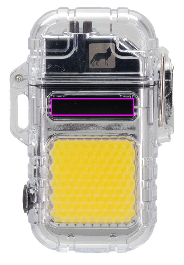 Zapalniczka elektryczna z latarką CALBUCO Schwarzwolf