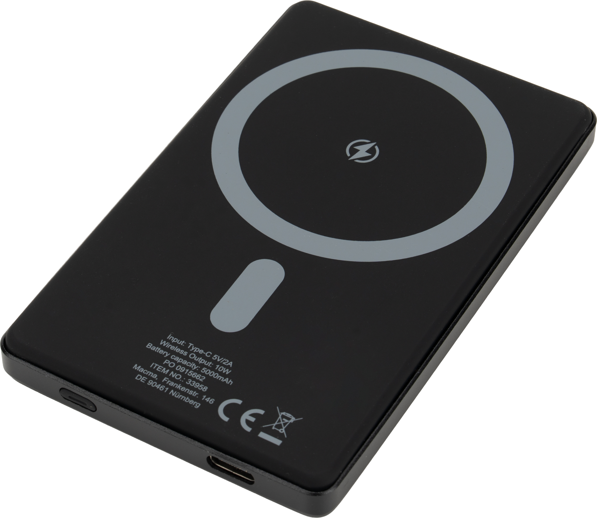 Power bank 5000 mAh z ładowarką indukcyjną Magsafe OLIMPIA