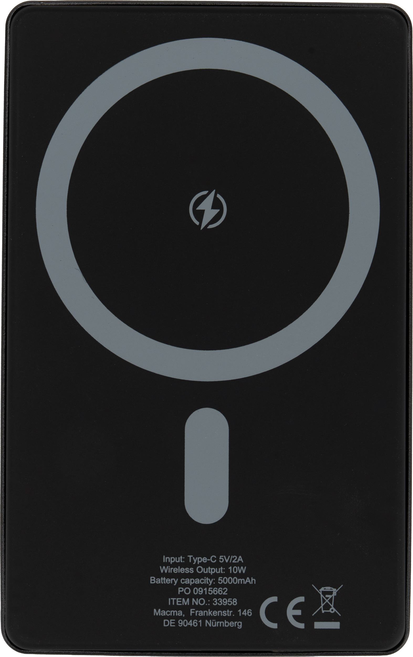 Power bank 5000 mAh z ładowarką indukcyjną Magsafe OLIMPIA