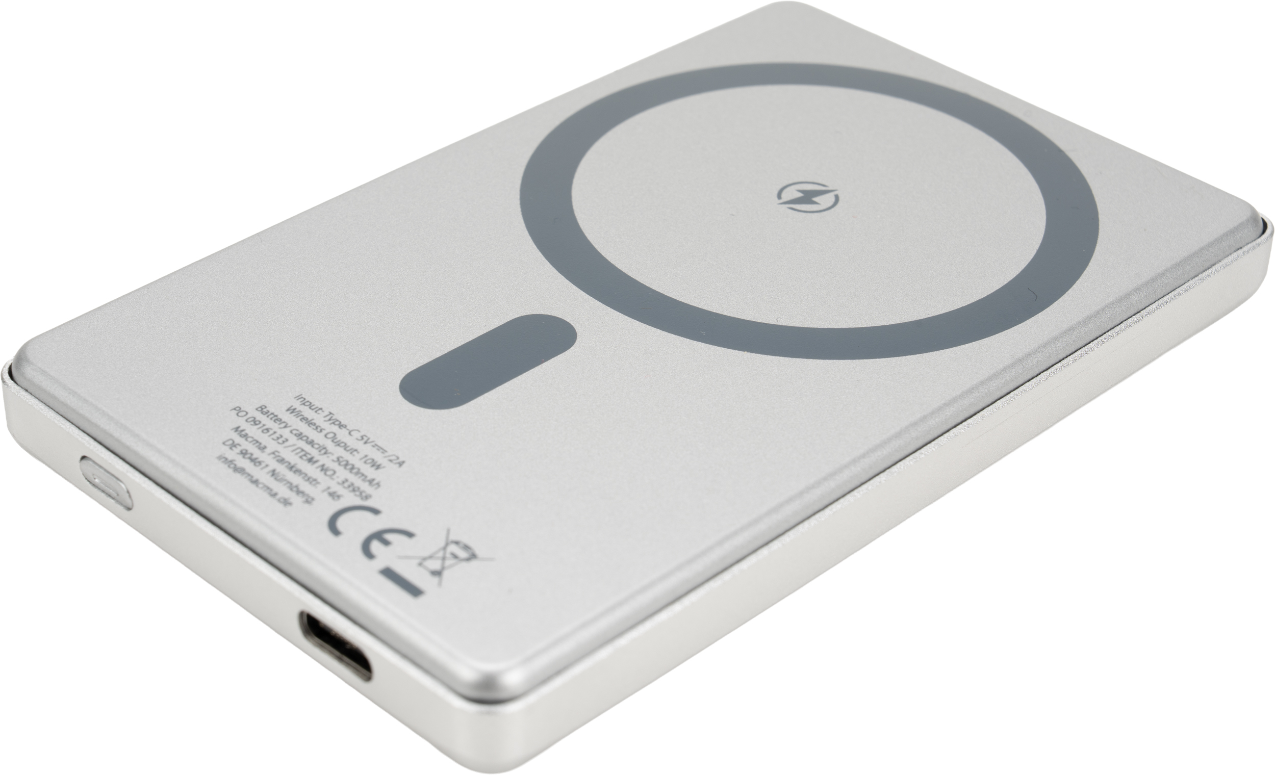 Power bank 5000 mAh z ładowarką indukcyjną Magsafe OLIMPIA