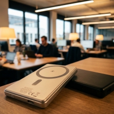 Power bank 5000 mAh z ładowarką indukcyjną Magsafe OLIMPIA