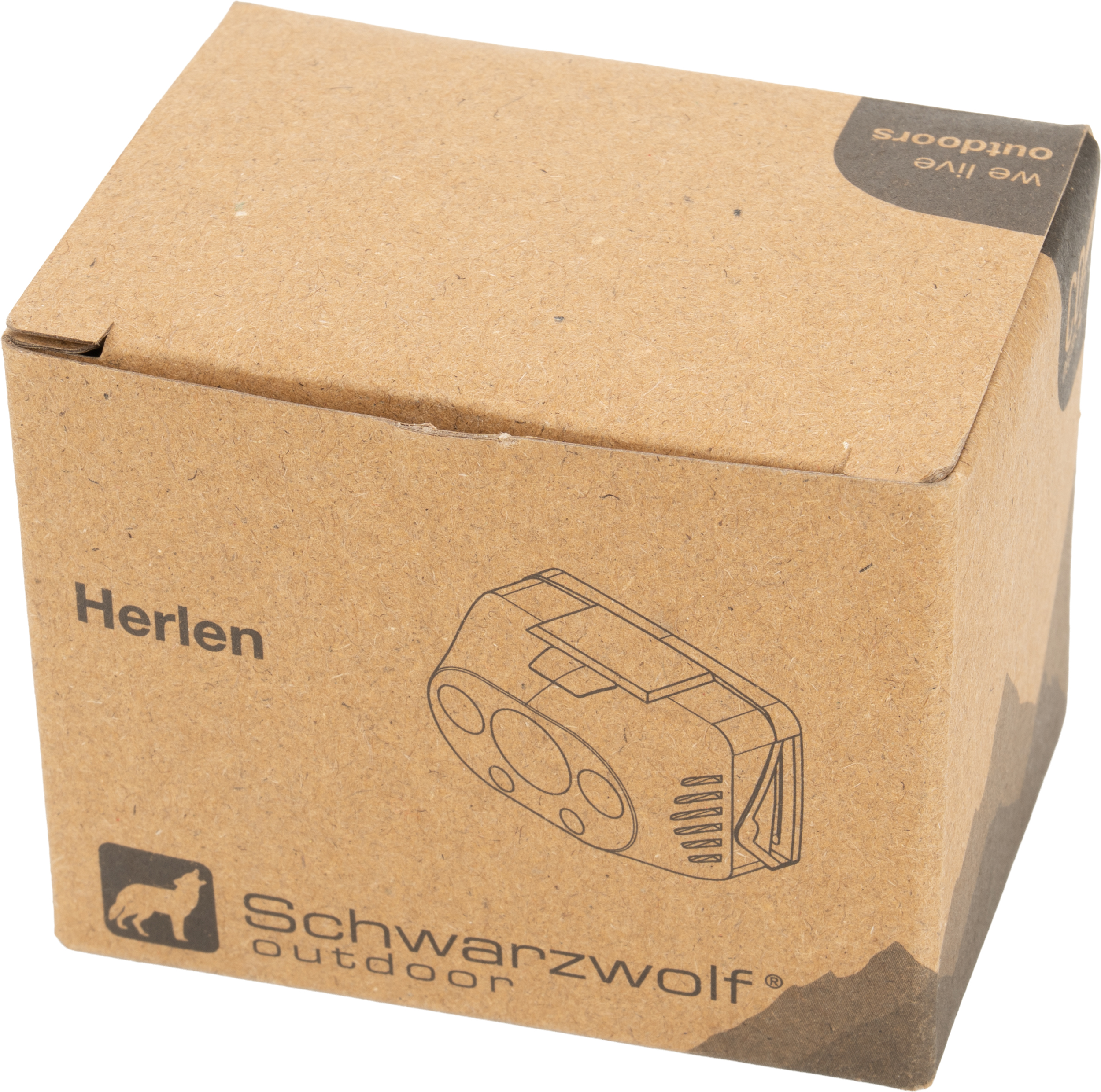 Latarka czołowa HERLEN Schwarzwolf