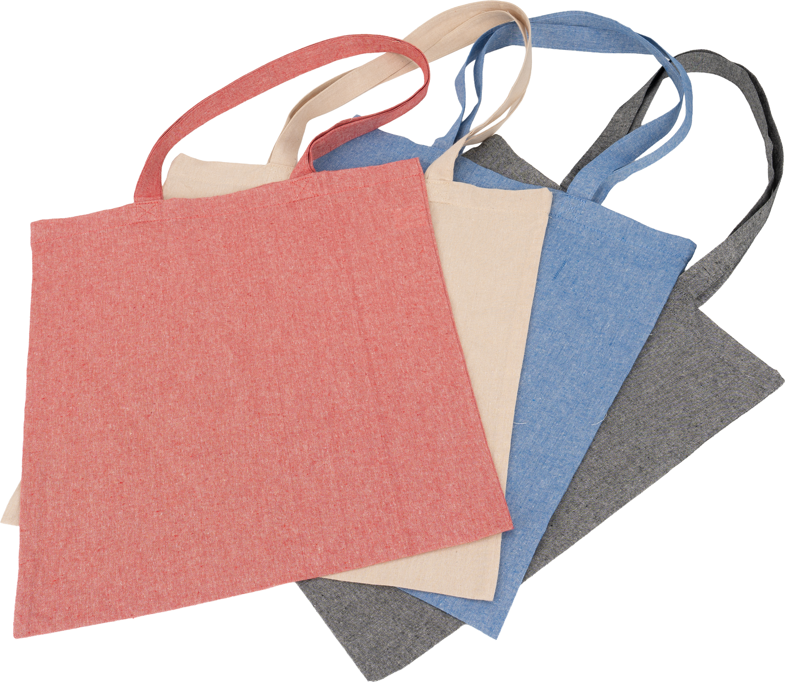 Torba bawełniana z recyklingu z długimi uszami 140 g/m2 LAMBERTO