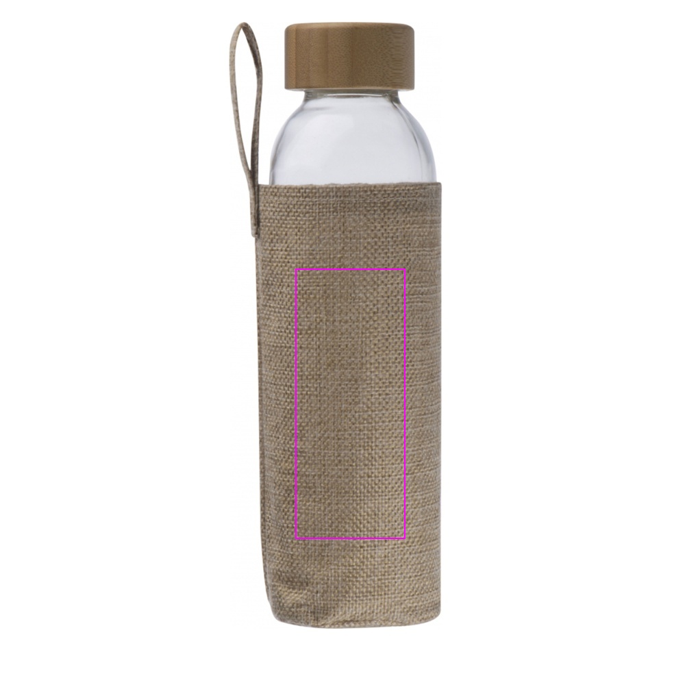 Butelka szklana z pokrowcem 500 ml CARLOTTA