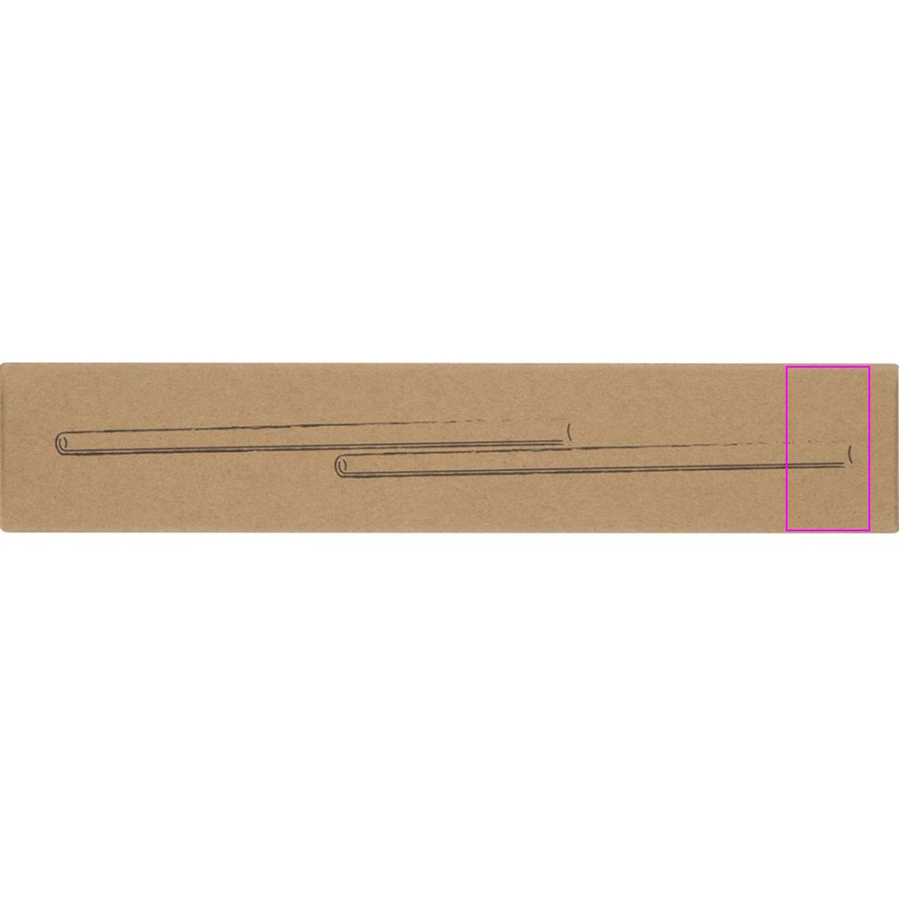 Słomki do napojów szklane 2 szt. 21 cm MARCELINA