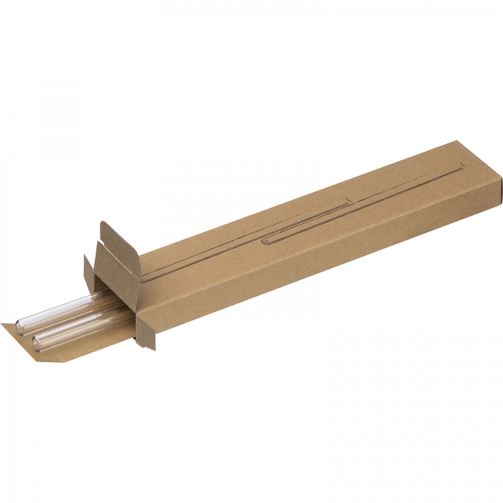 Słomki do napojów szklane 2 szt. 21 cm MARCELINA