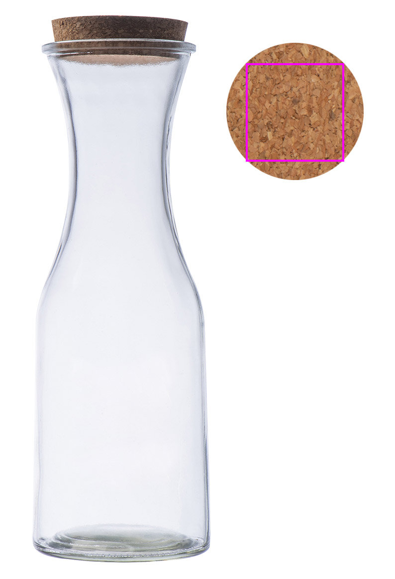 Karafka szklana 1000 ml NIKODYM