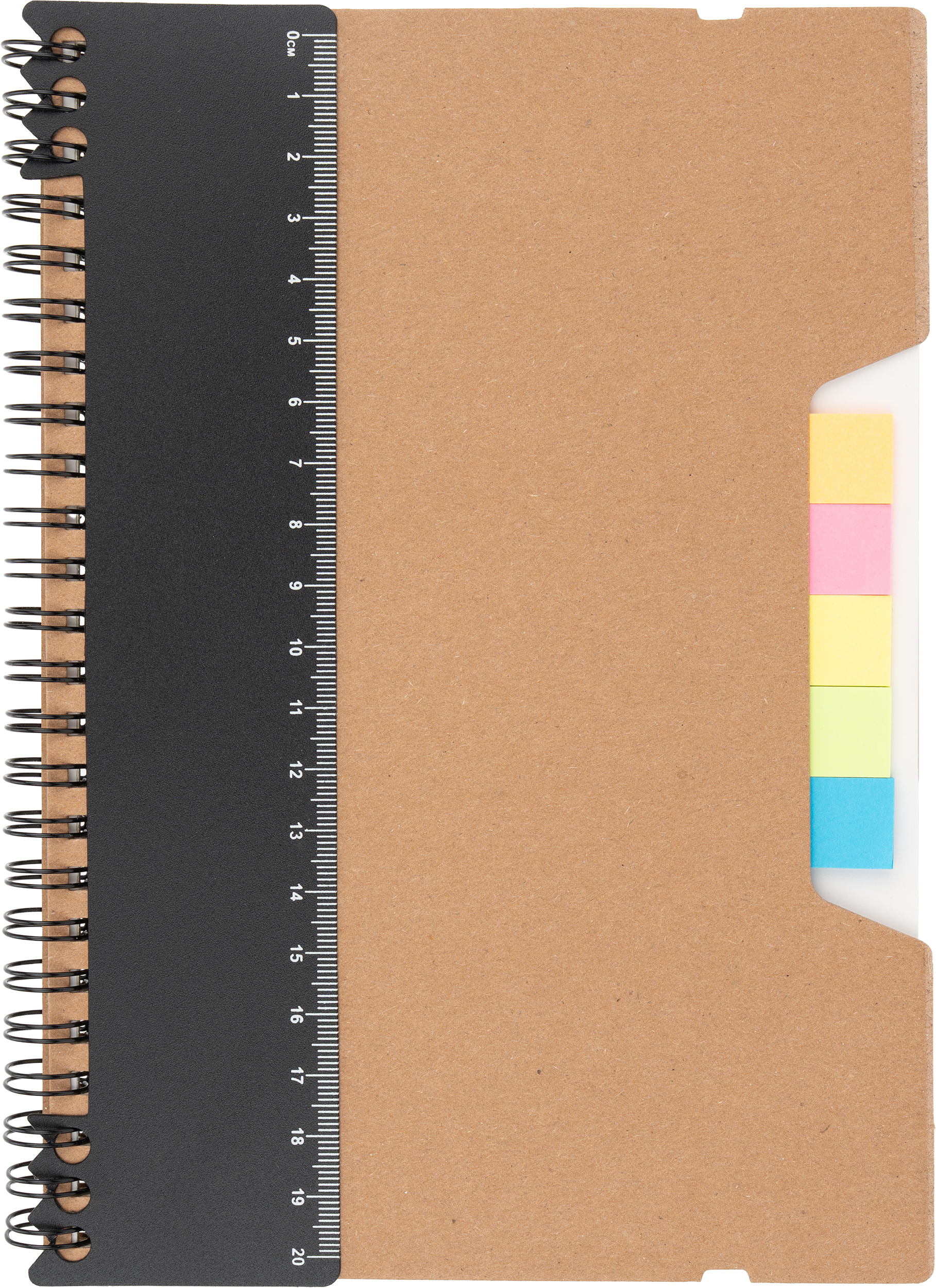 Notatnik A5 w kropki z karteczkami do markowania CATHARINA