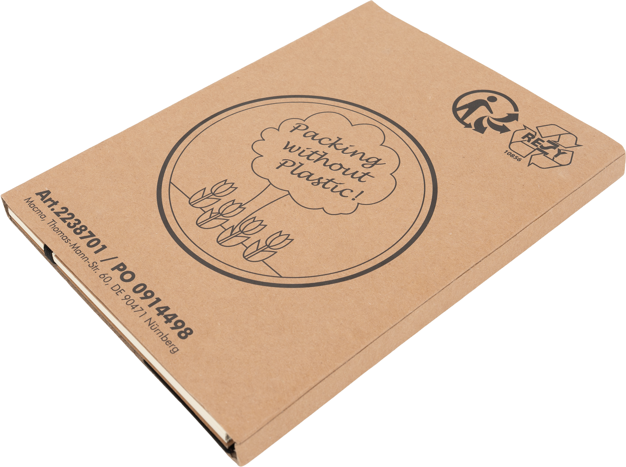 Notatnik A5 w kropki z karteczkami do markowania CATHARINA