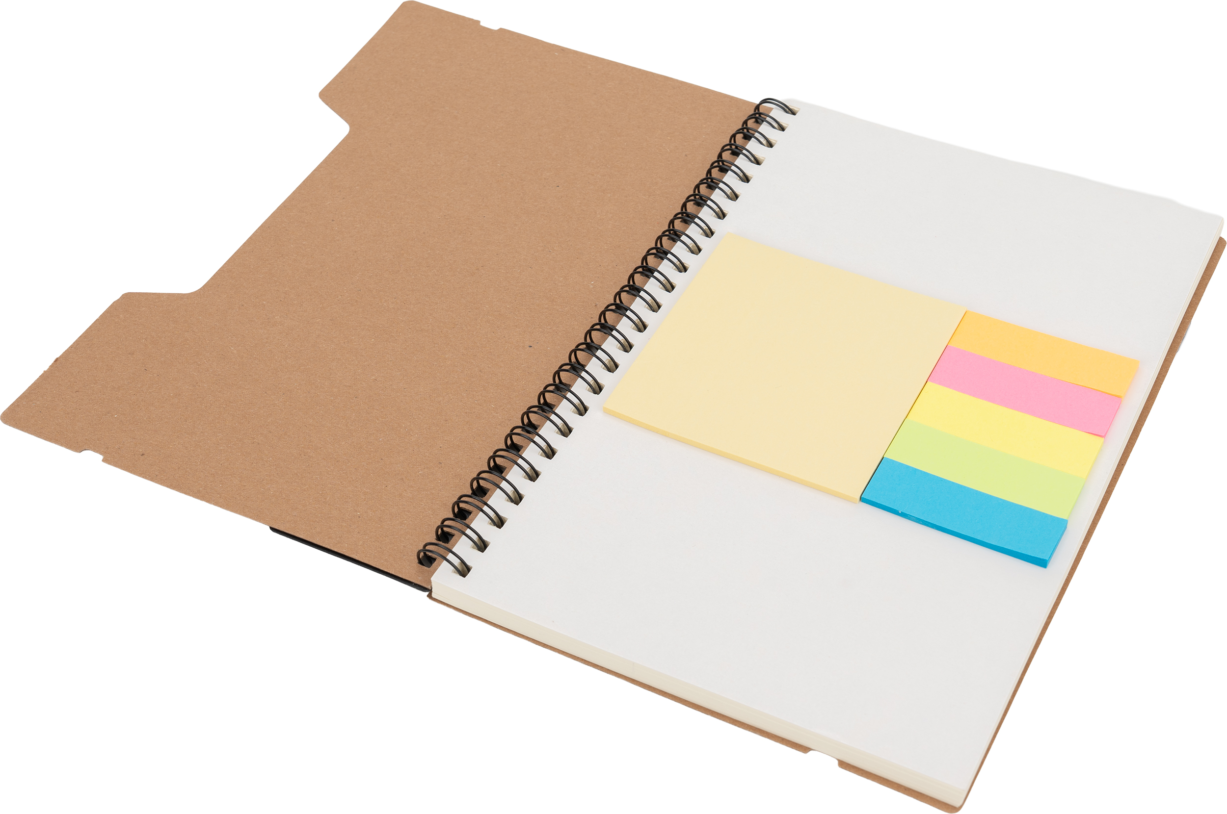 Notatnik A5 w kropki z karteczkami do markowania CATHARINA