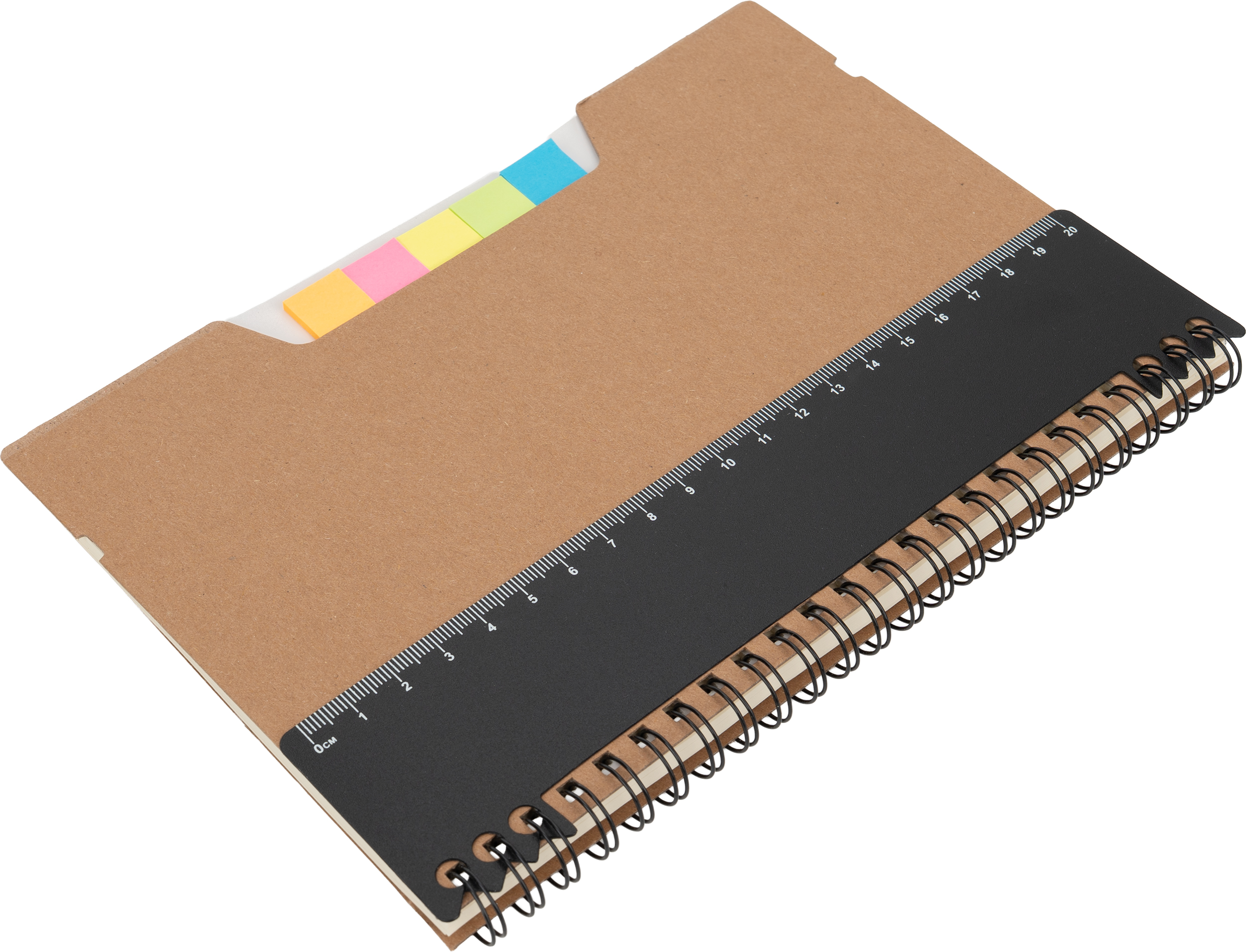 Notatnik A5 w kropki z karteczkami do markowania CATHARINA