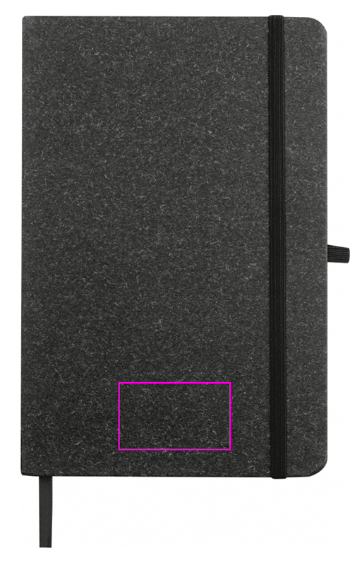 Notatnik A5 w kropki z papieru z recyklingu AGNESE