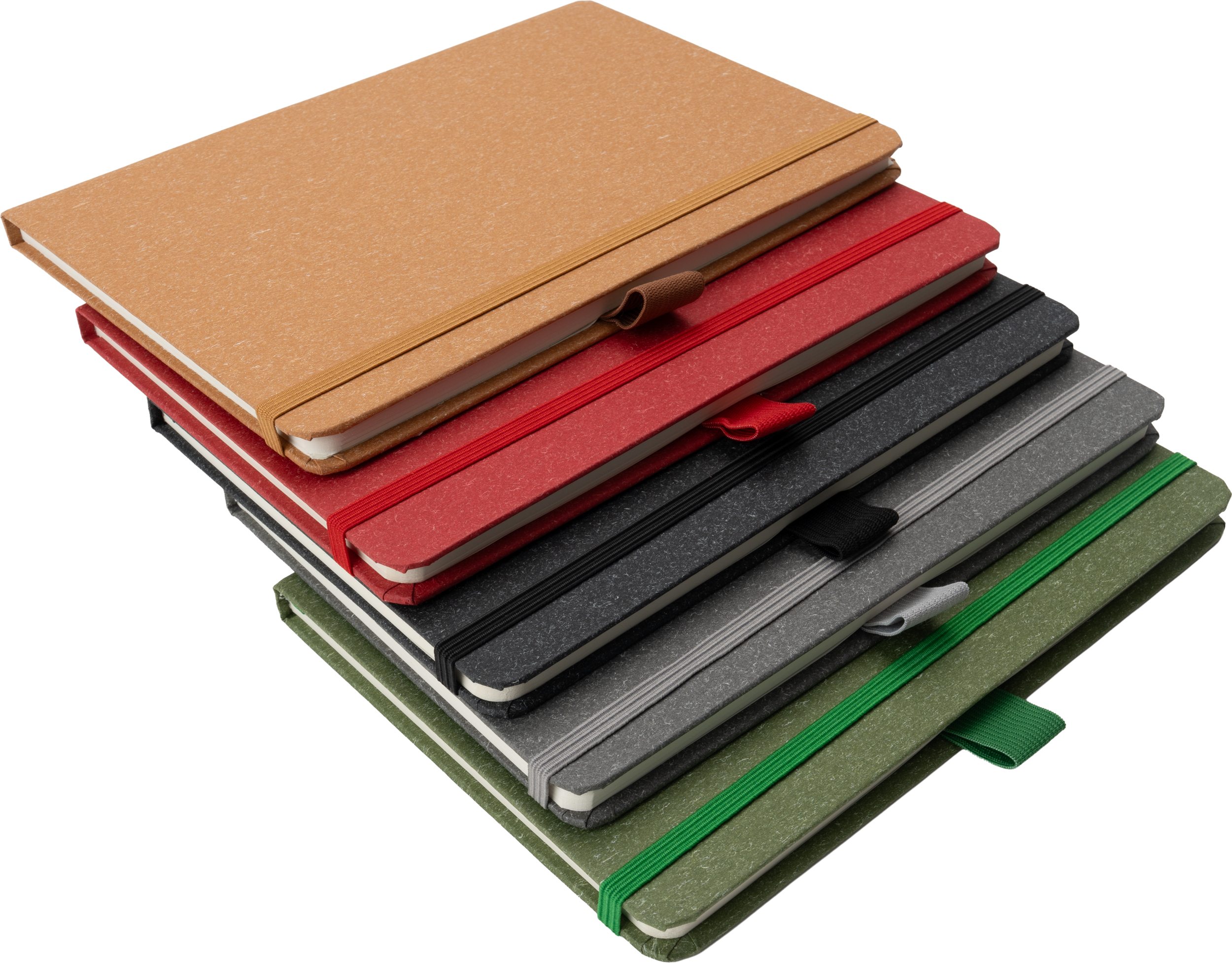 Notatnik A5 w kropki z papieru z recyklingu AGNESE