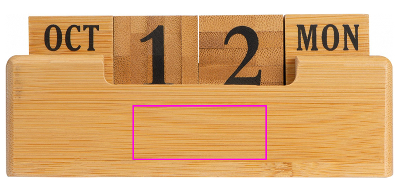 Kalendarz wieczny bambusowy ANNABELLE