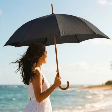 Parasol automatyczny ø105 cm RPET CHRISTINE