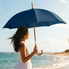Parasol automatyczny ø105 cm RPET CHRISTINE