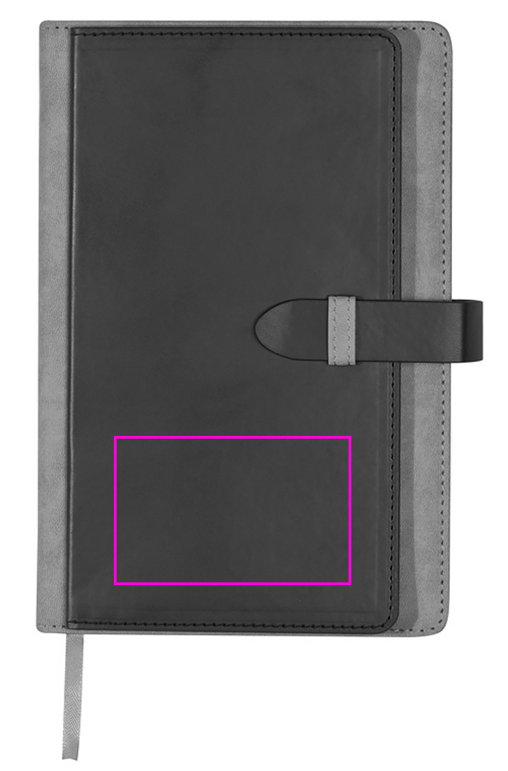 Notatnik A5 w linie z wizytownikiem MARTIN