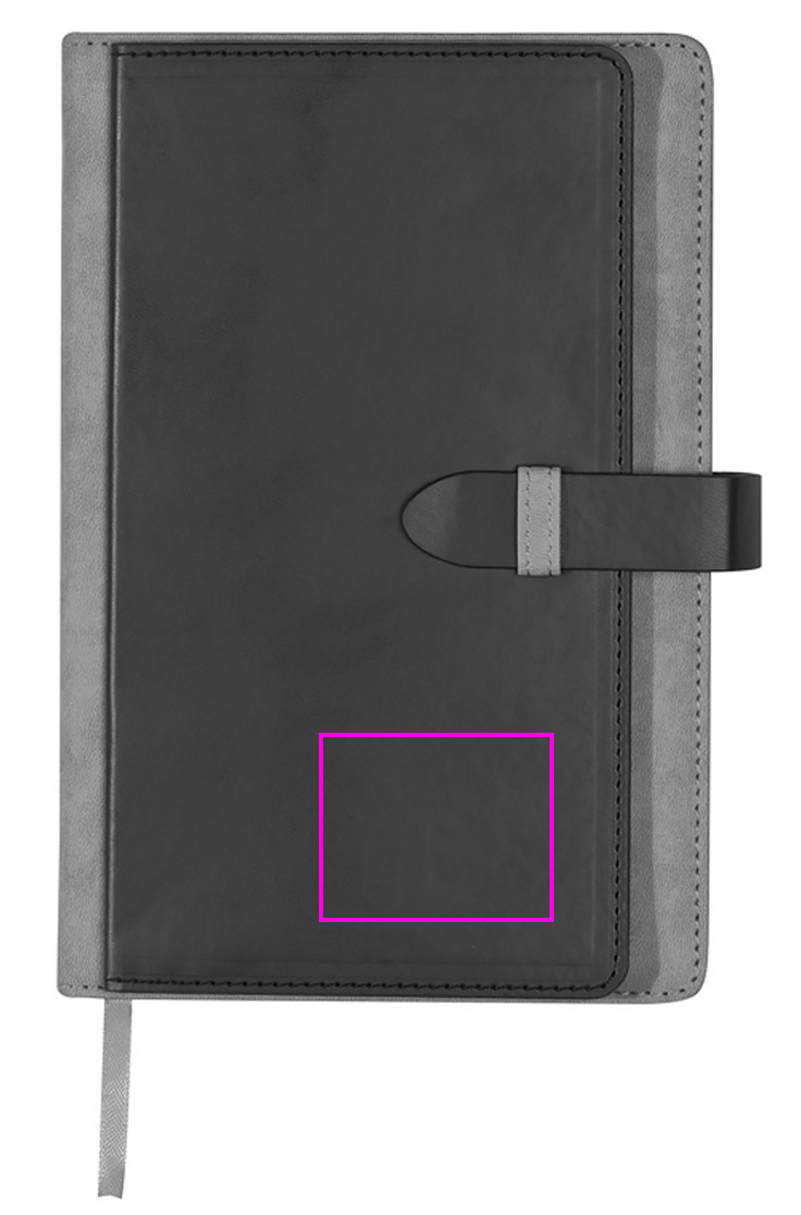 Notatnik A5 w linie z wizytownikiem MARTIN