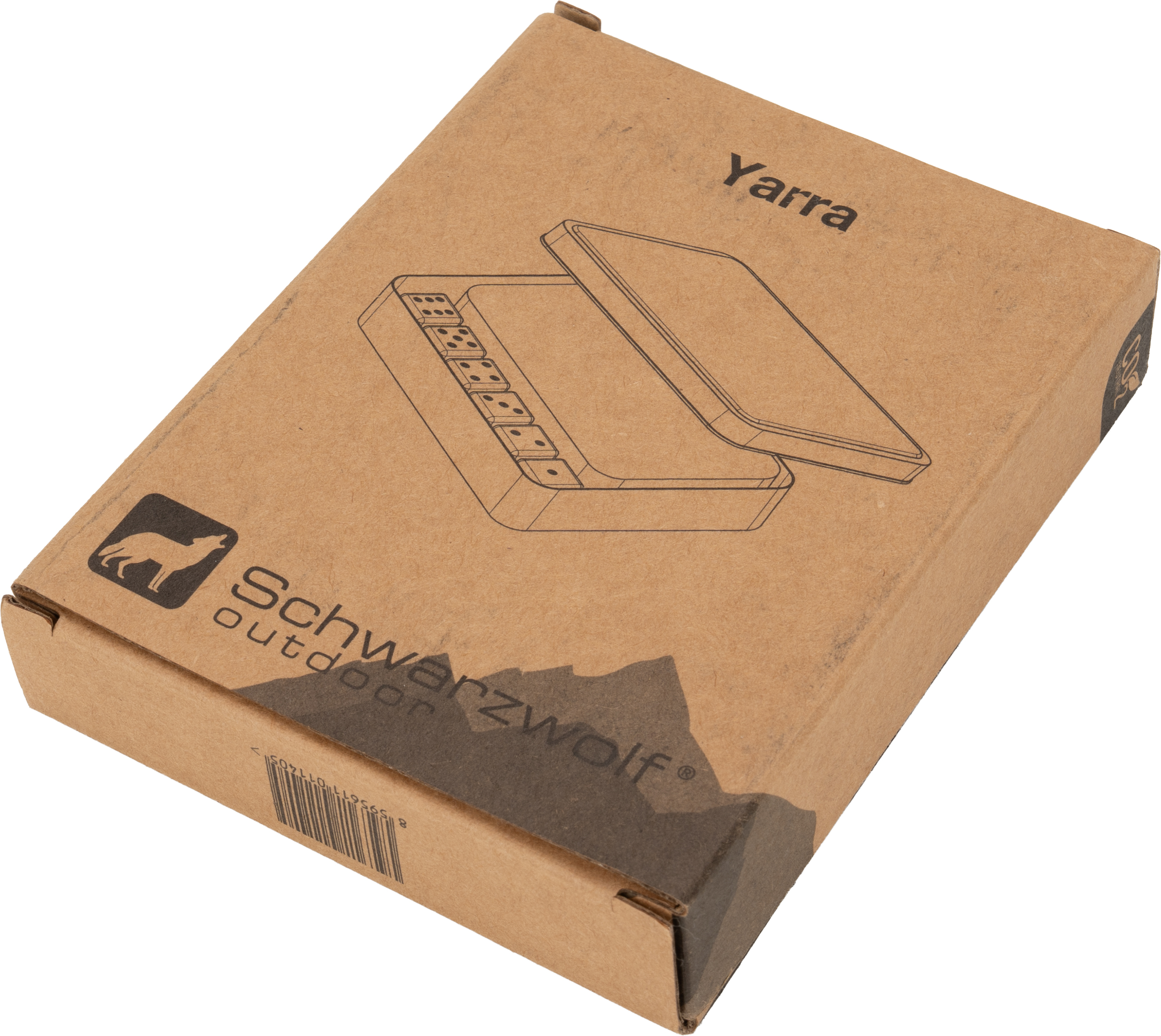 Zestaw do gry w karty i kości YARRA Schwarzwolf