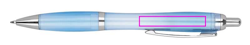 Długopis plastikowy transparentny JASMIN