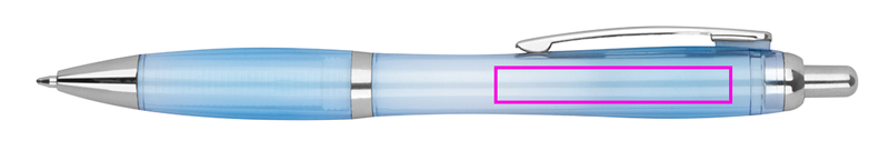 Długopis plastikowy transparentny JASMIN