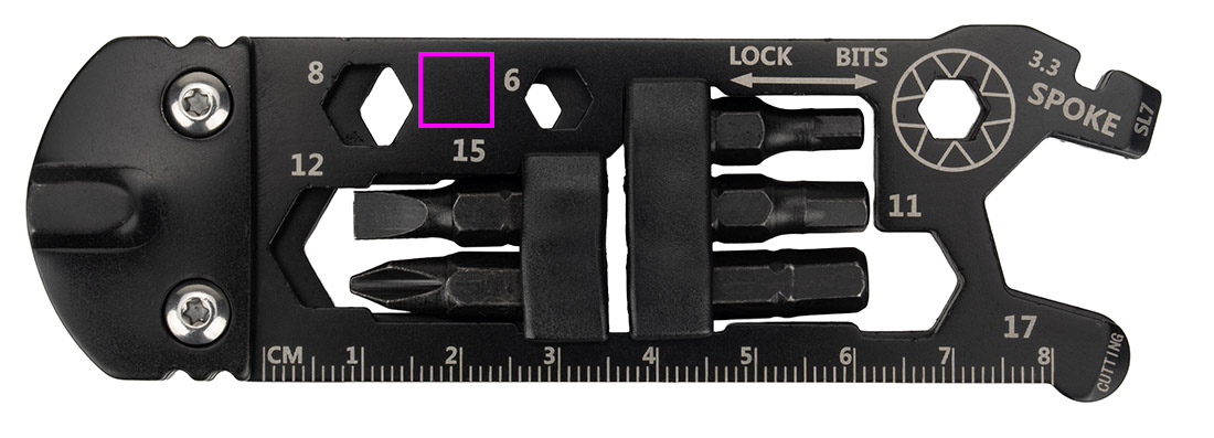 Zestaw narzędzi rowerowych INARI Schwarzwolf