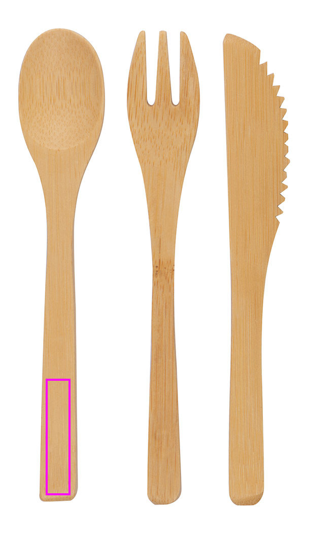 Zestaw sztućców bambusowych GREGOR