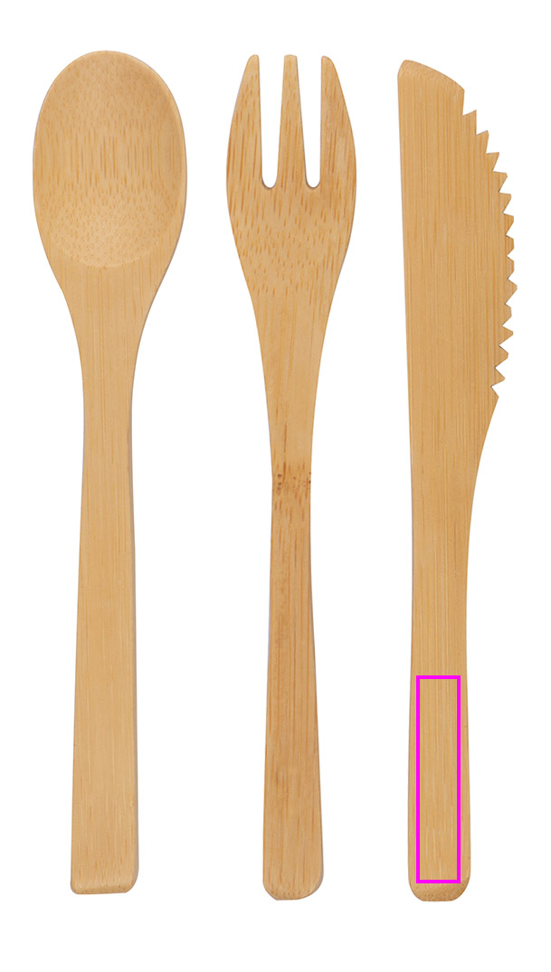 Zestaw sztućców bambusowych GREGOR