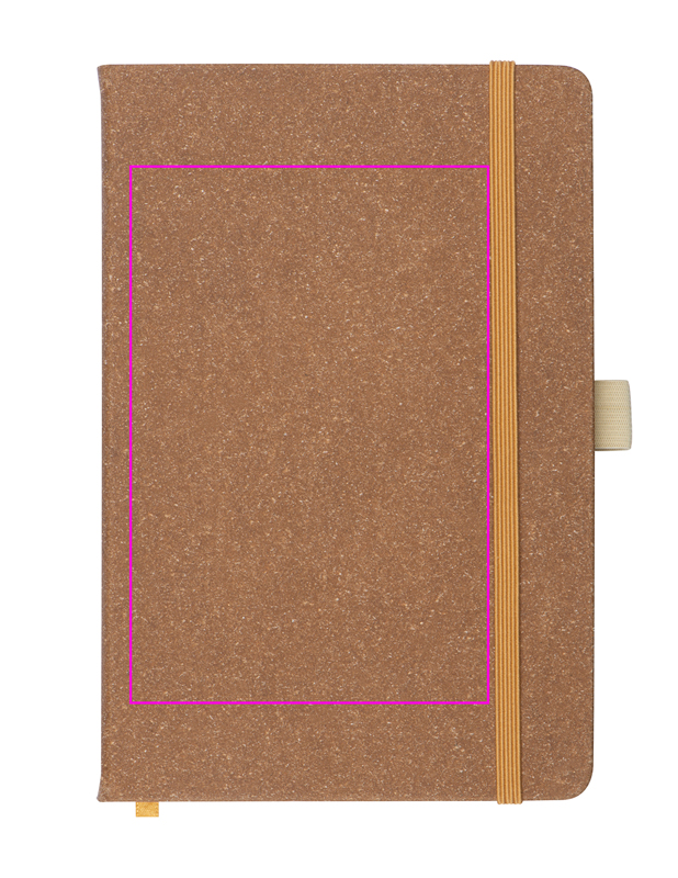 Notatnik A5 w linie ze skóry z recyklingu TRACY