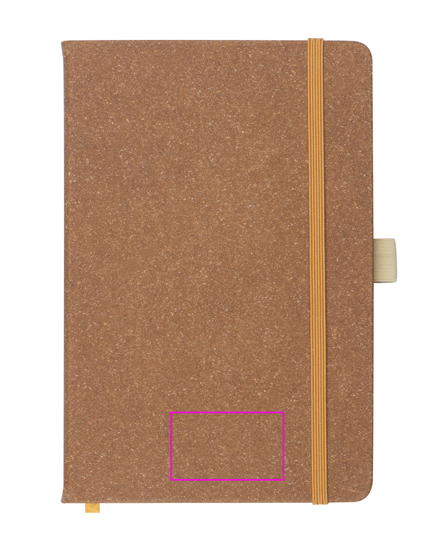 Notatnik A5 w linie ze skóry z recyklingu TRACY