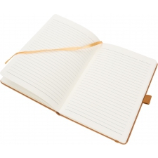 Notatnik A5 w linie ze skóry z recyklingu TRACY