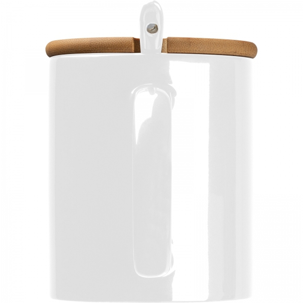 Kubek ceramiczny z łyżeczką 300 ml LOTHAR