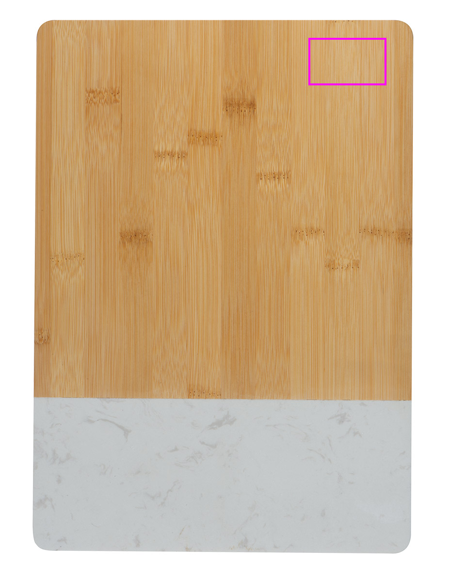 Deska kuchenna bambusowa z marmurem JESUS