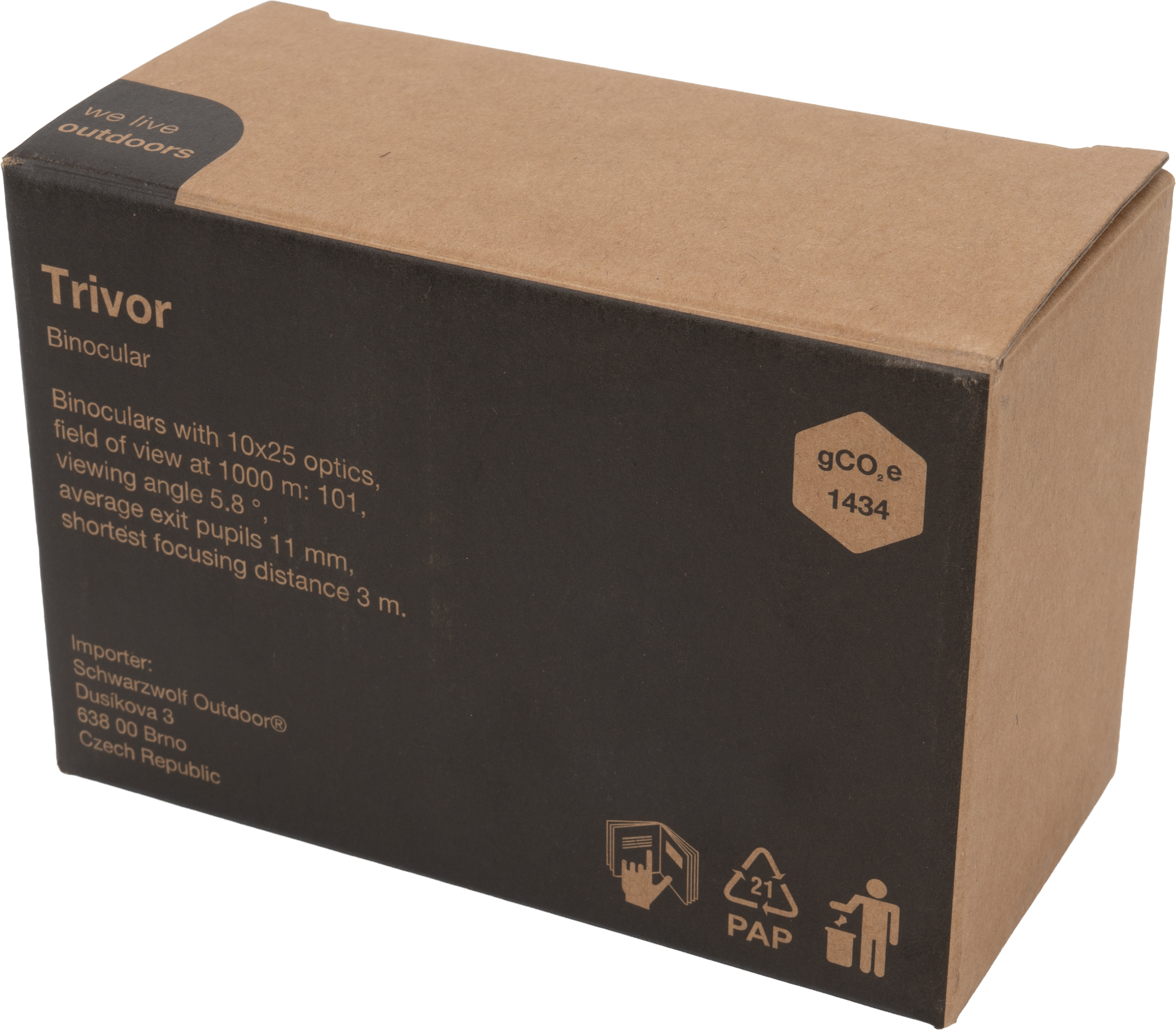 Lornetka TRIVOR Schwarzwolf