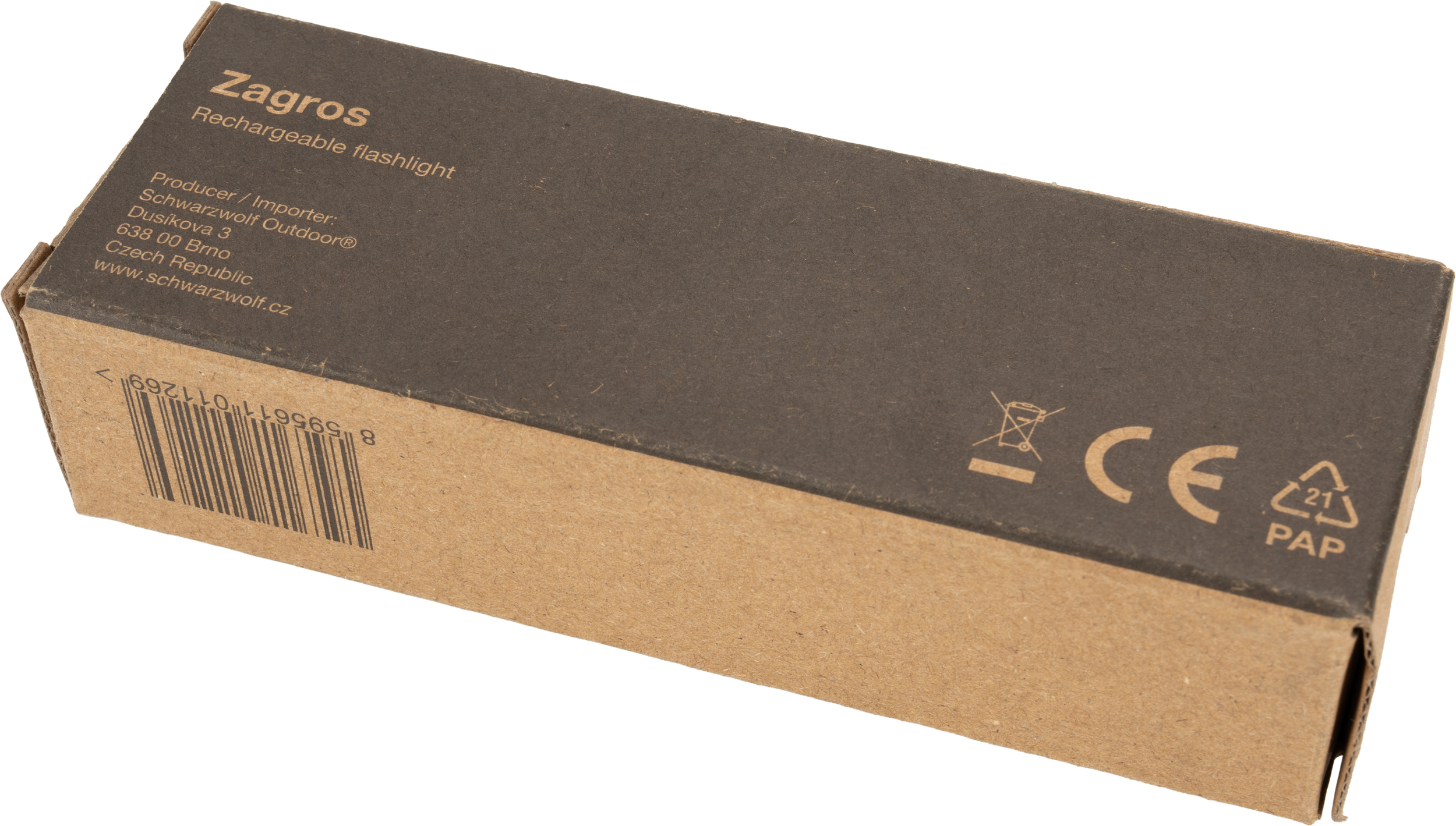 Latarka z możliwością ładowania ZAGROS Schwarzwolf