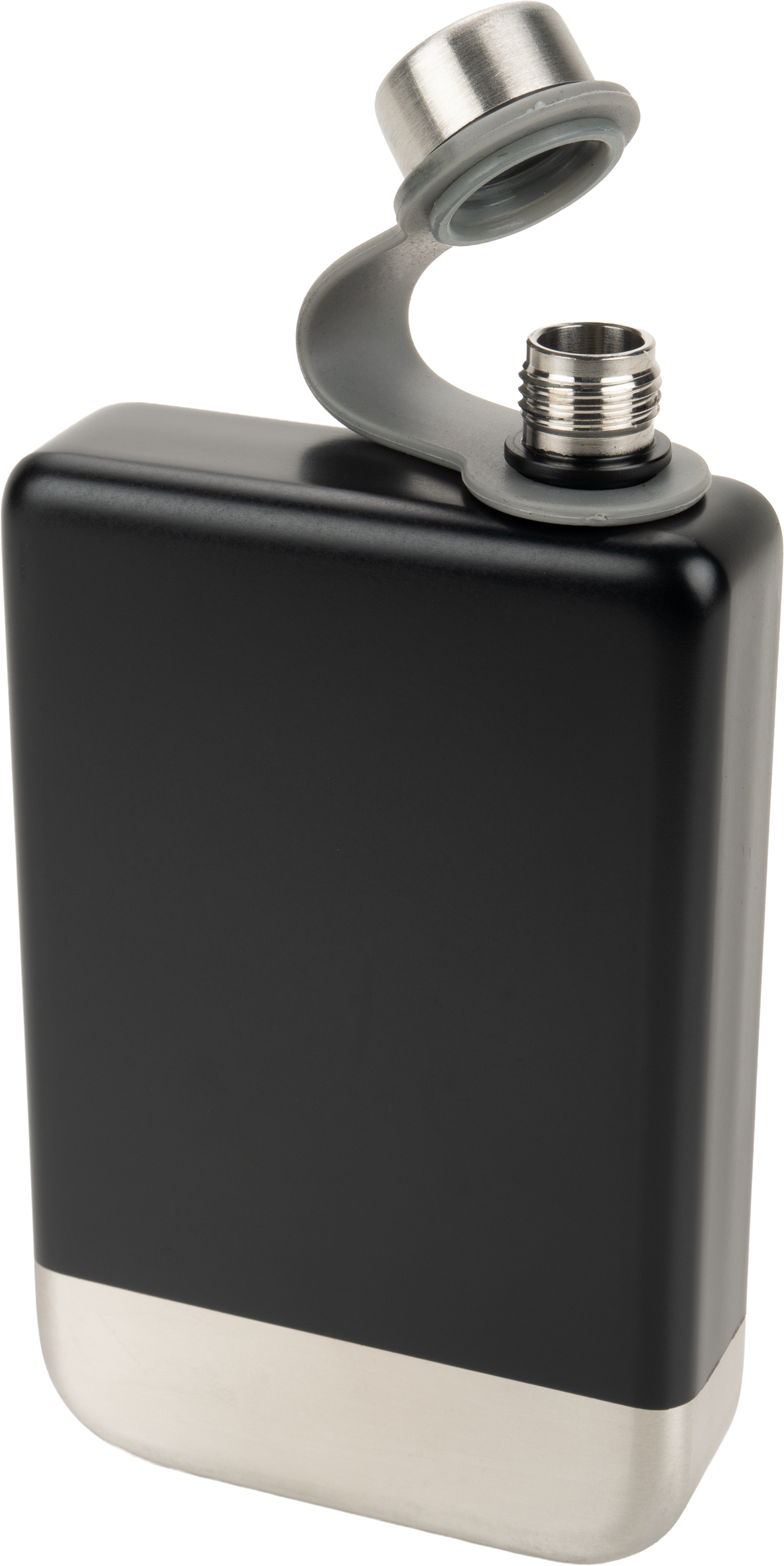 Zestaw piersiówka 266 ml, kieliszki 30 ml i lejek TAHAT Schwarzwolf