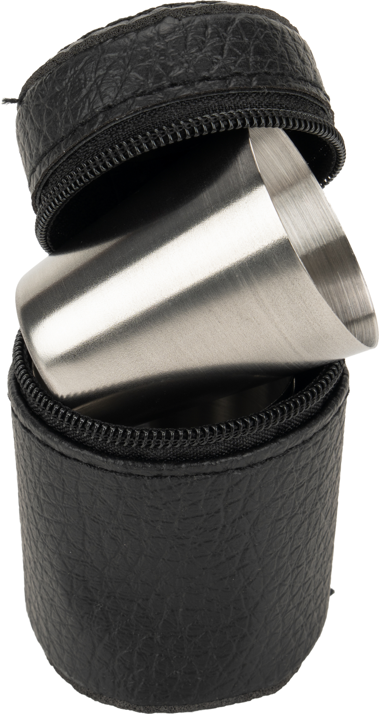 Zestaw piersiówka 266 ml, kieliszki 30 ml i lejek TAHAT Schwarzwolf