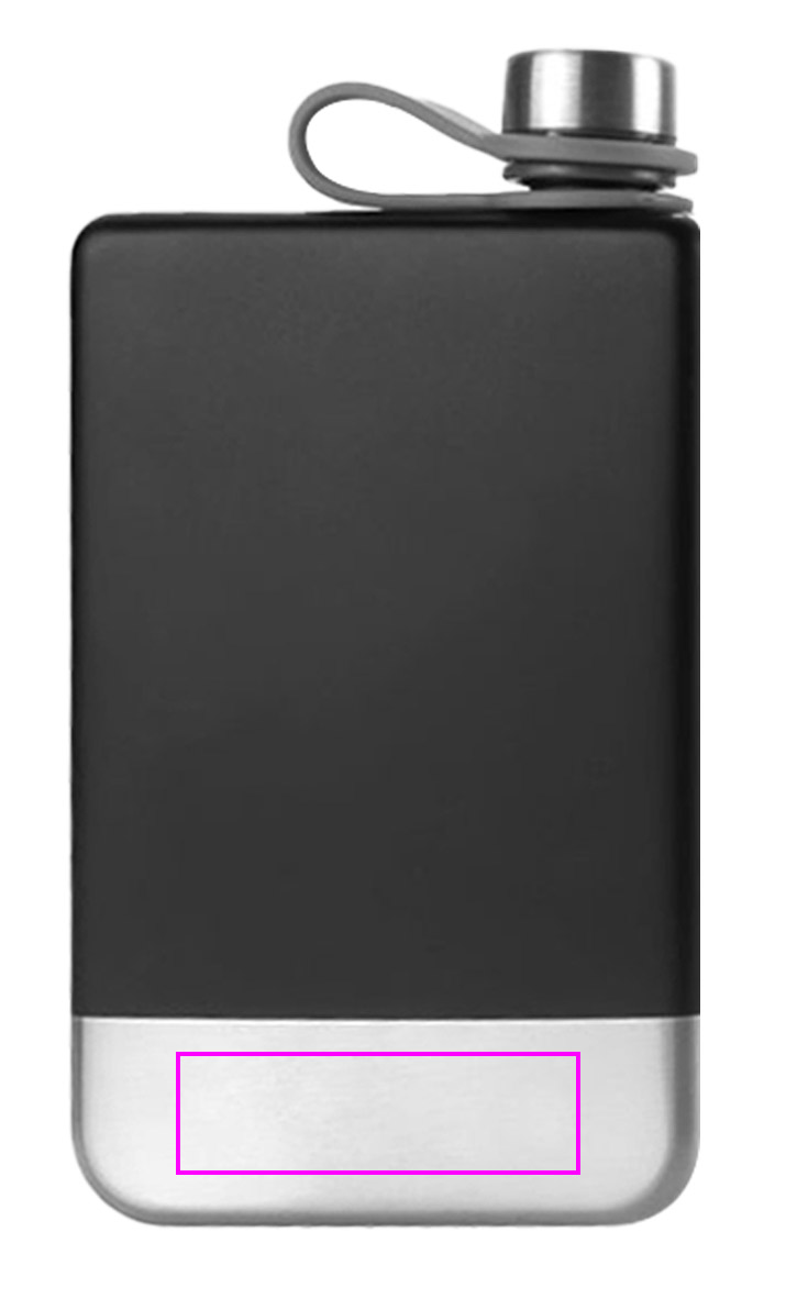 Piersiówka 266 ml HALTI Schwarzwolf